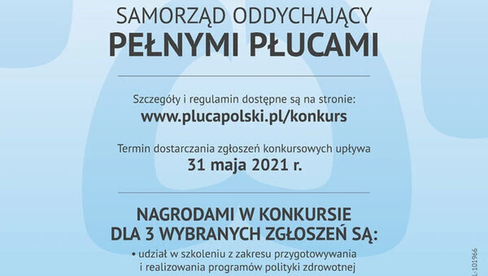 Konkurs dla samorządów dbających o płuca swoich mieszkańców. Nagrodą m.in. możliwość wzięcia udziału w ciekawym szkoleniu