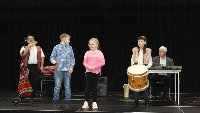 Przedstawienie muzyczne dla dzieci w GCK w Grabicy