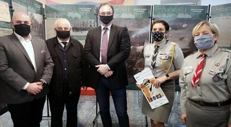 Harcerze z Wołynia obdarowani słodyczami