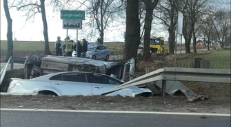 Zderzenie w Milejowie, 2 osoby ranne
