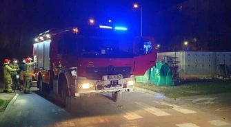 Nocna seria pożarów w Piotrkowie (zdjęcia)