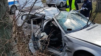 Groźny wypadek na DW 483