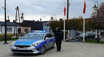 Policja oddała hołd zastrzelonemu funkcjonariuszowi z Raciborza