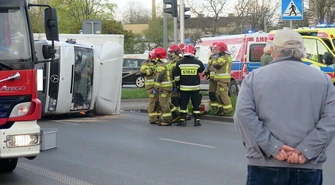 Zderzenie osobówki z dostawczakiem