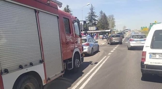 Niedzielna stłuczka na Łódzkiej