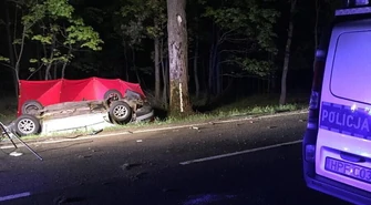 Śmierć po dachowaniu na DK91