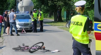 Zachowajcie ostrożność na drogach! Groźne zdarzenie z udziałem młodej rowerzystki