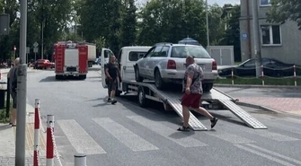 Zderzenie dwóch aut przy Piastowskiej