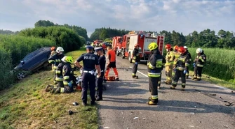 10 osób rannych w wypadku pod Radomskiem. Jedna zmarła