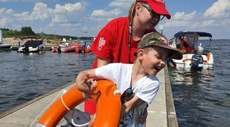 Piknik "Bezpiecznie nad  wodą, czyli z ratownictwem wodnym na Ty"