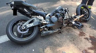 Tragiczny wypadek motocyklisty