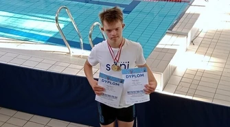 13 letni Bartek z Piotrkowa Mistrzem Polski w pływaniu