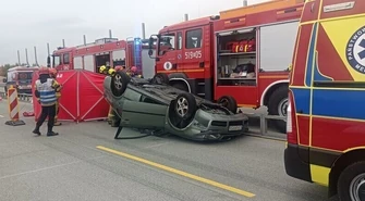 Dachowanie na A1 [AKTUALIZACJA]