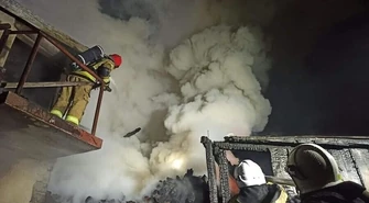 Pożar budynku gospodarczego we Włodzimierzowie