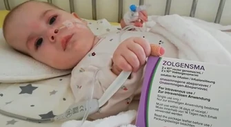 Zosia już po terapii genowej