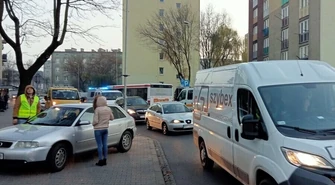 Zderzenie na Sienkiewicza w Piotrkowie