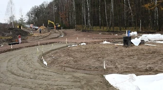 Zaawansowane prace przy budowie ronda na ul. Wierzejskiej