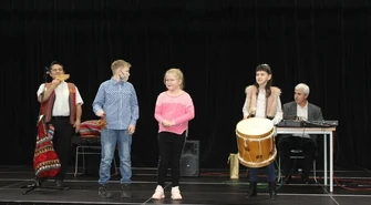 Przedstawienie muzyczne dla dzieci w GCK w Grabicy