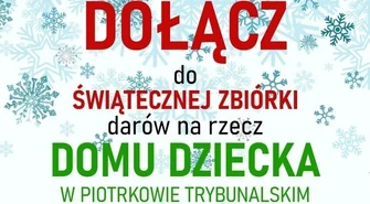 Świąteczna zbiórka dla dzieci z Domu Dziecka