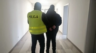 Pijany wandal złapany przez policję