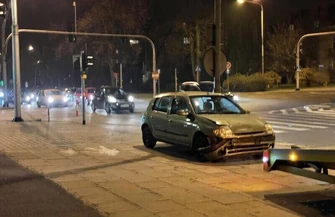 Groźna kolizja na dwupasmówce