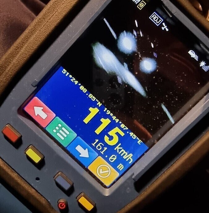 115 kmh po Sulejowskiej