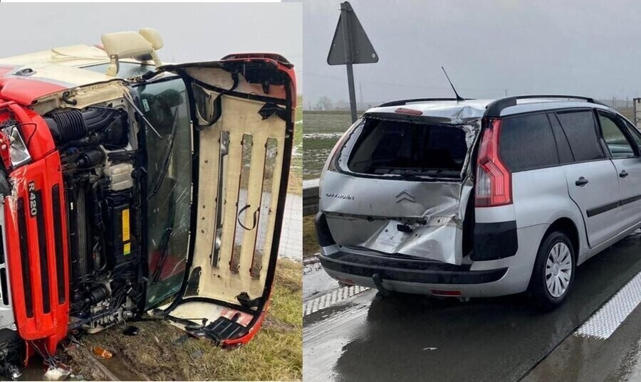 Groźny wypadek na S8. Jedna osoba w szpitalu