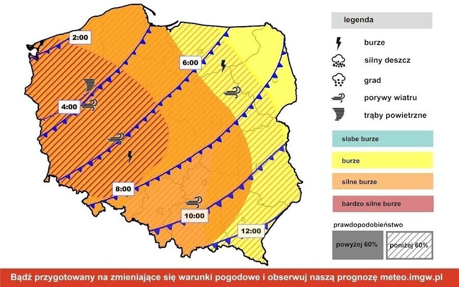 Znów silnie powieje