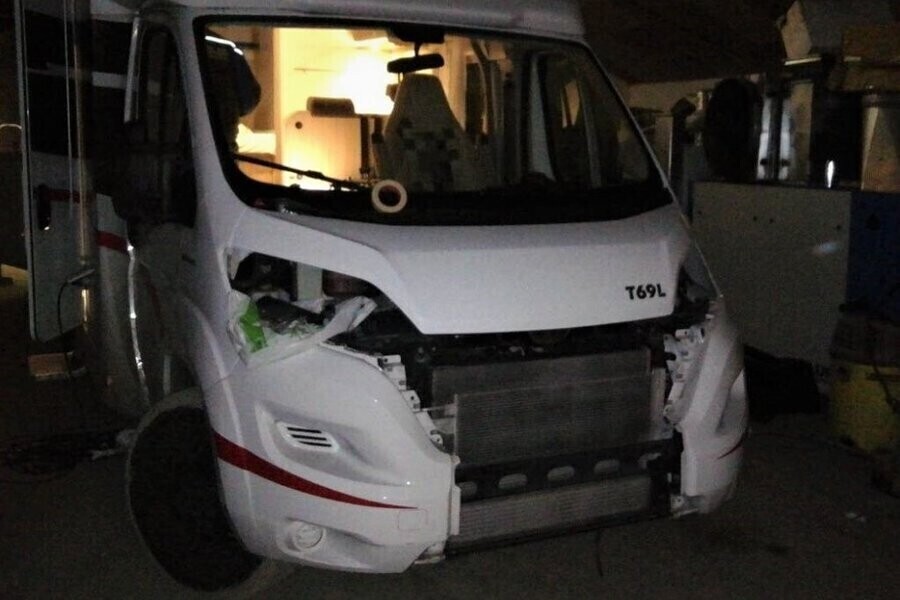 Ukradli kampera zatrzymała ich policja