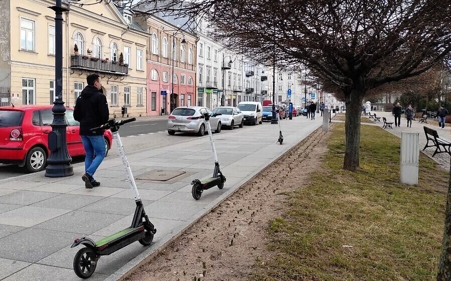 Hulajnogi znów w Piotrkowie