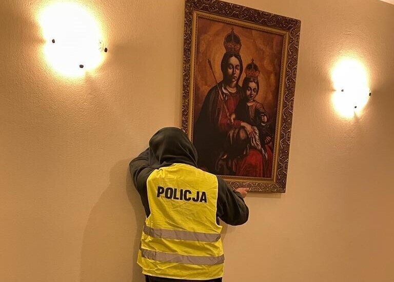 Ukradli obraz Matki Bożej
