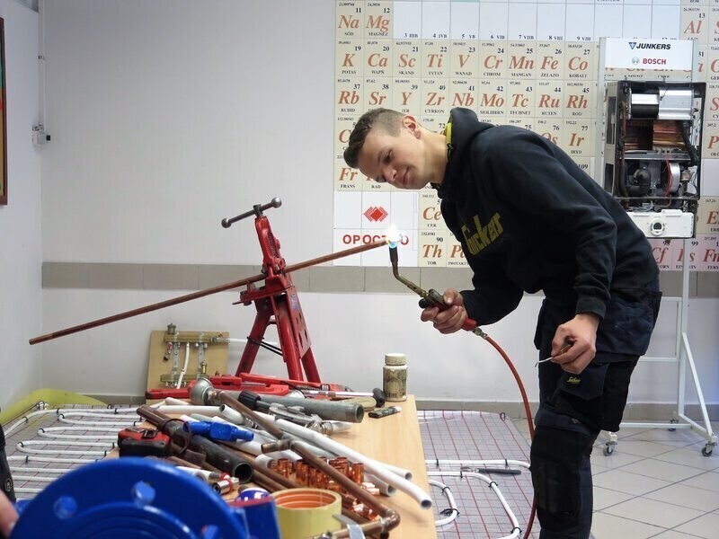 Budowlanka zaprezentowała się ósmoklasistom