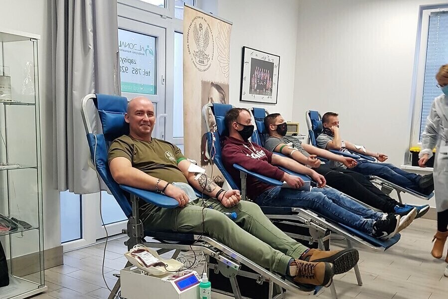 W Wolborzu oddają krew dla Ukrainy