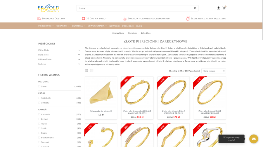 Złote pierścionki - nieprzemijająca moda