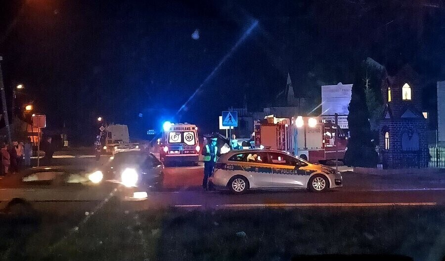 Groźny wypadek w Rozprzy