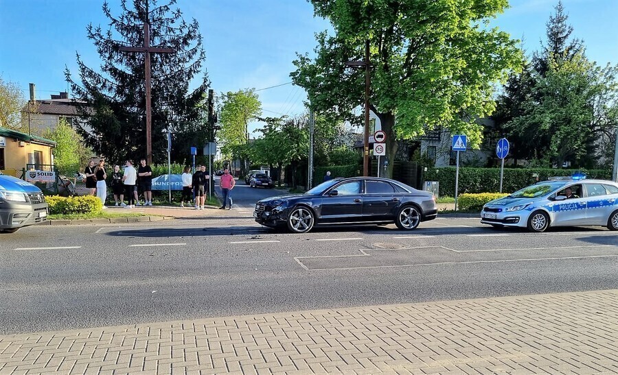 Groźna kolizja na Sulejowskiej