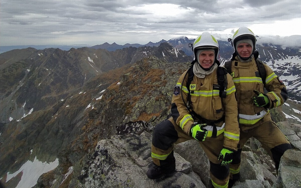 Druhowie z Parzniewic zdobyli szczyt - w szczytnym celu