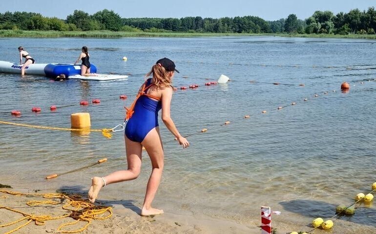 Zakaz kąpieli na Słoneczku