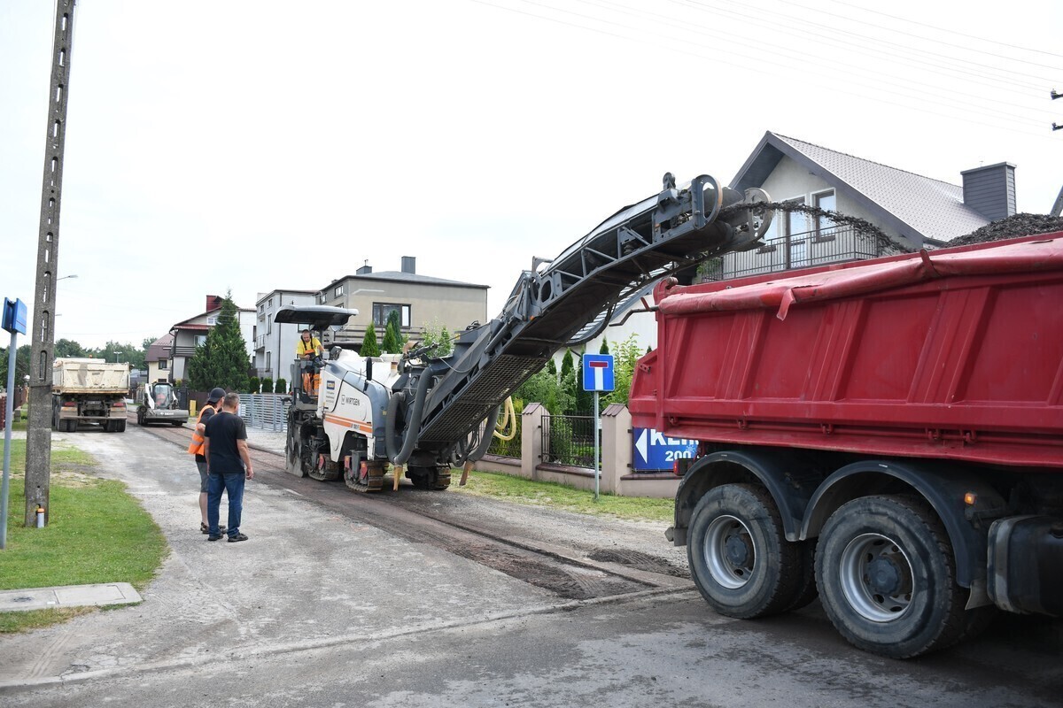 Trwa remont ul. Niedźwiedziej