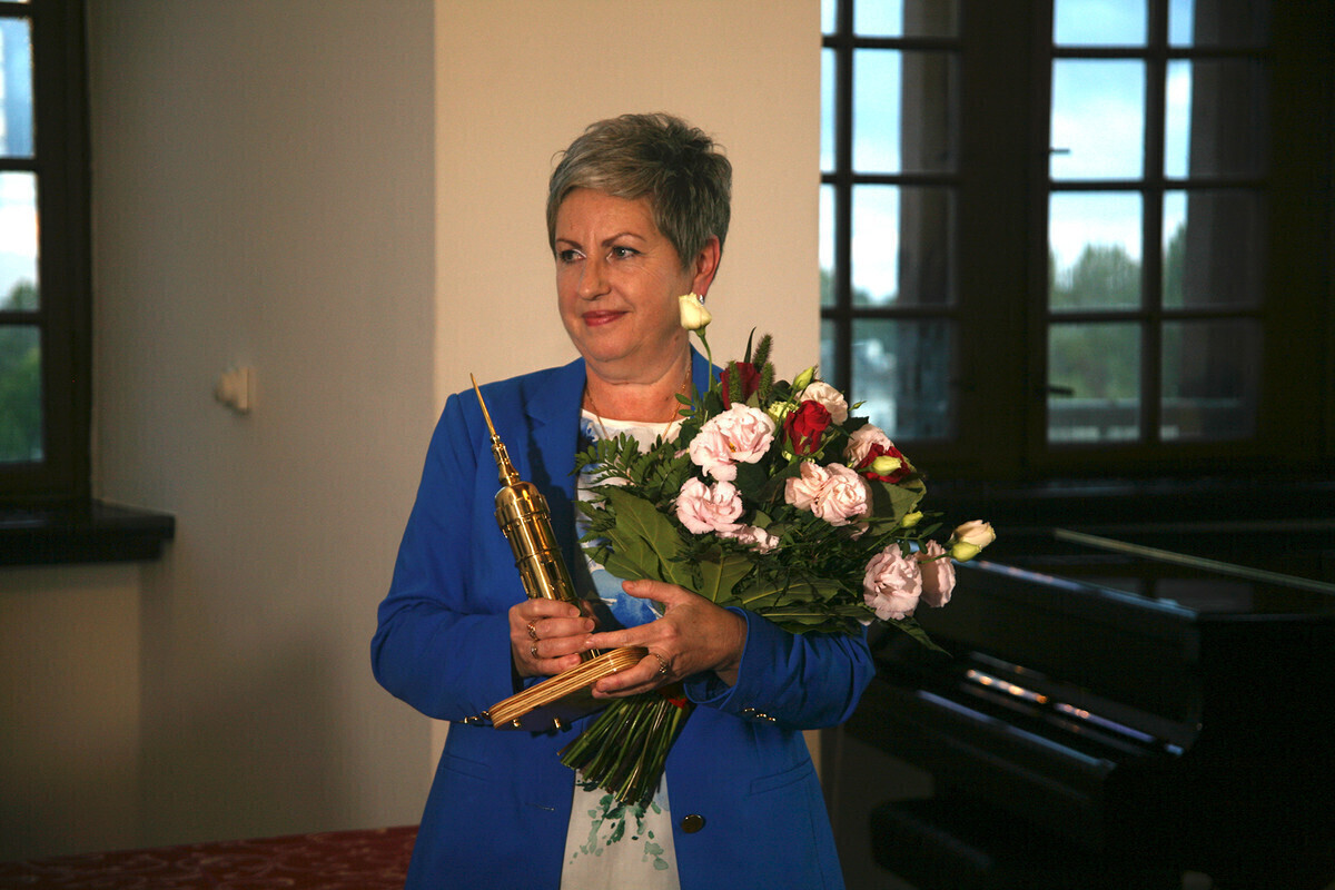 Magdalena Markiewicz ze Złotą Wieżą Trybunalską