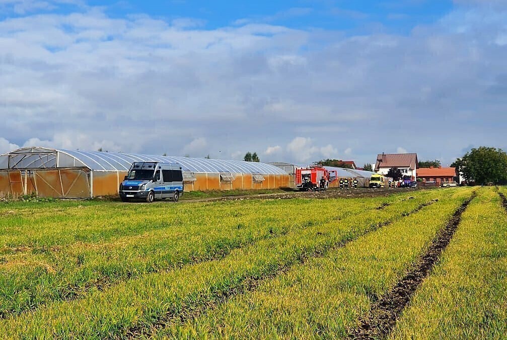 Śmierć spadochroniarza pod Piotrkowem. Drugi w stanie ciężkim