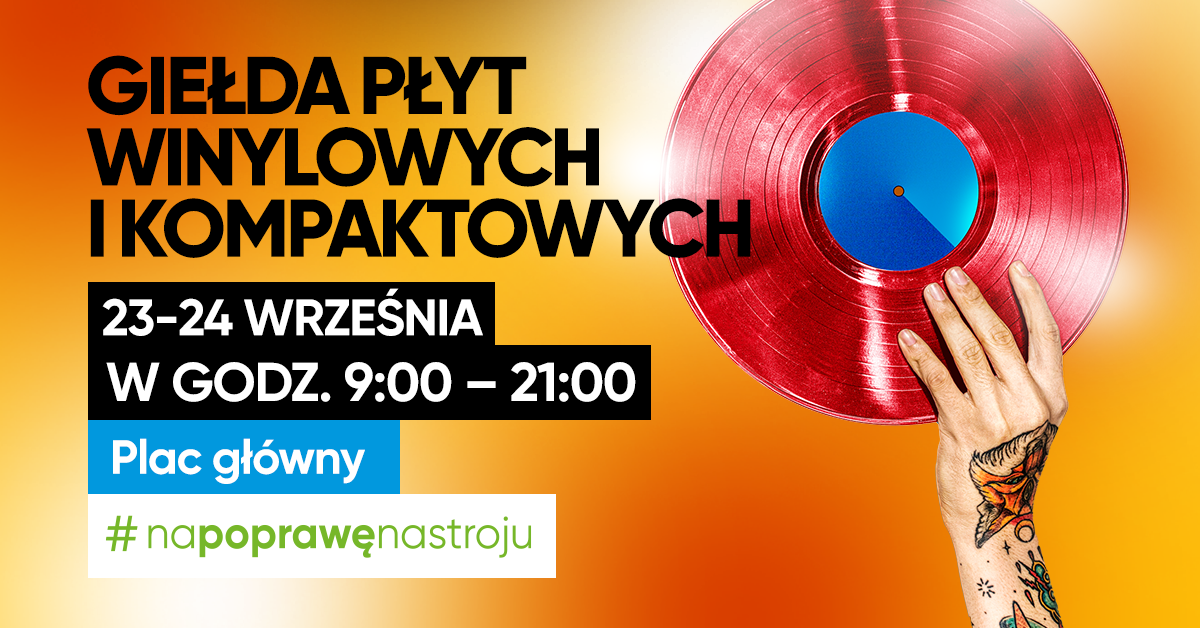 Giełda płyt winylowych - unikalne czarne krążki w Focus Mall w Piotrkowie