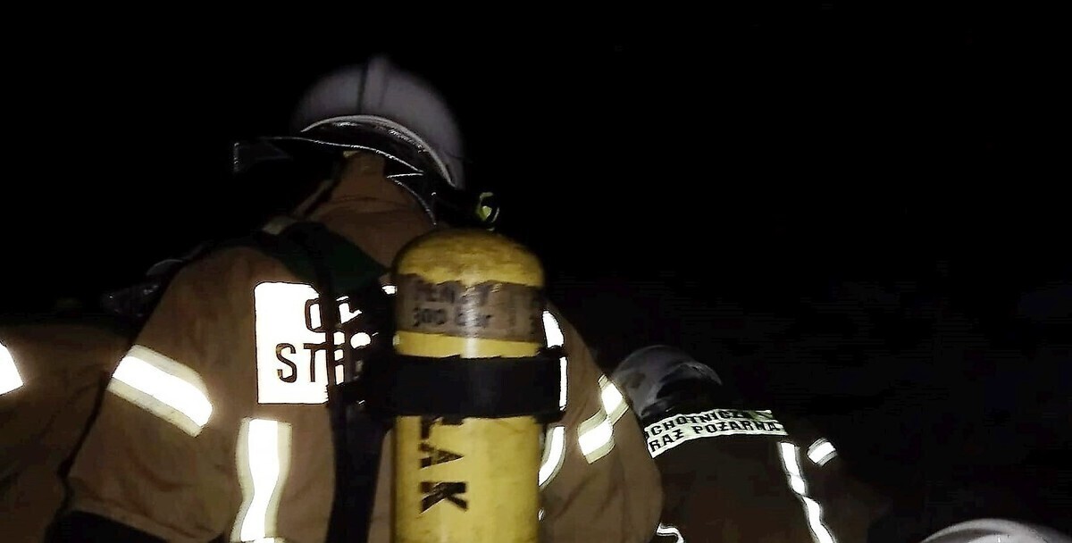 Pożar w domu jednorodzinnym w Mąkolicach