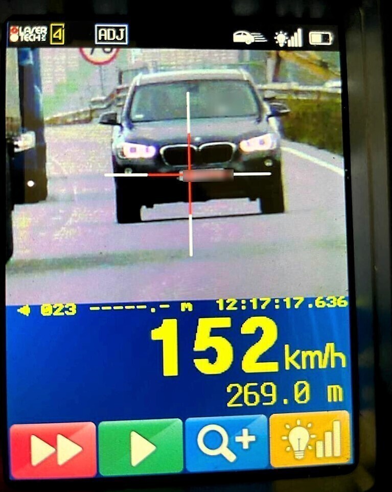 Miał na liczniku 152kmh. Zapłacił 5000 zł