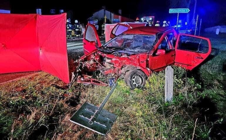 Dwie osoby zginęły na drogach w Łódzkiem