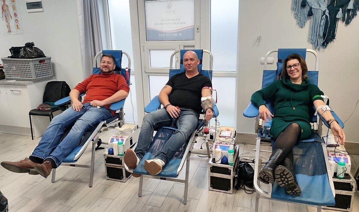 Rekordowa zbiórka krwi ZDJĘCIA