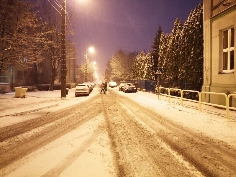 Tej nocy obfite opady śniegu