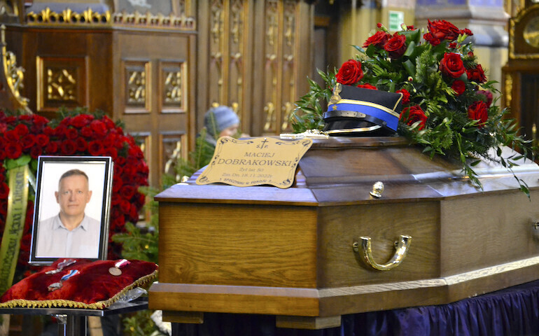 Ostatnie pożegnanie mł. bryg. Macieja Dobrakowskiego