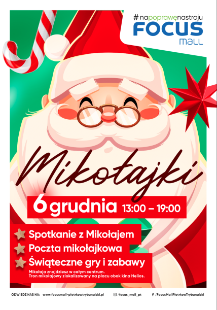 Wymarzone Mikołajki w Focus Mall w Piotrkowie