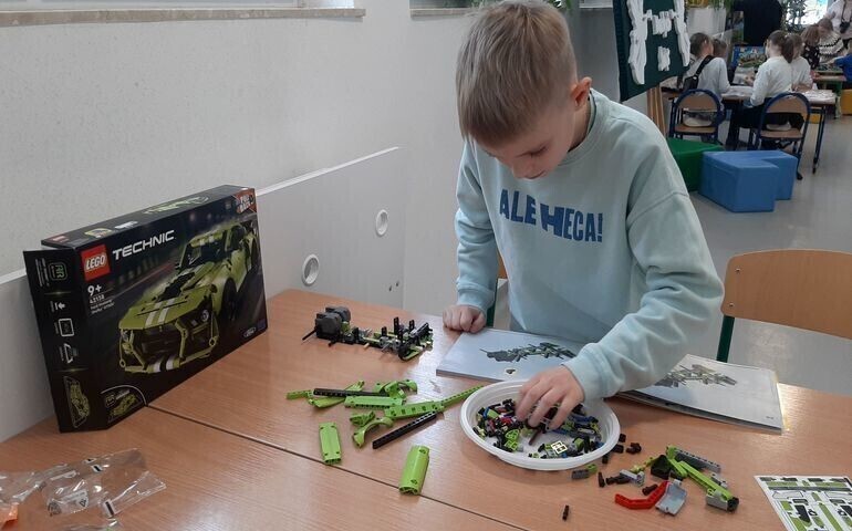 Festiwal Gier i Klocków w szkole w Proszeniu